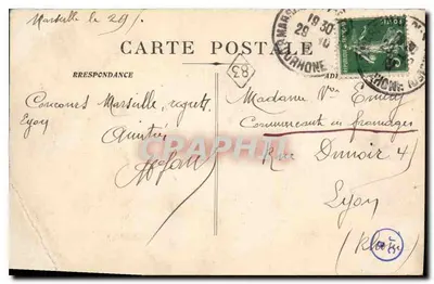 Marseille — Abzide van de Kathedraal — Onbekende uitgever, n° 53 — Achterkant