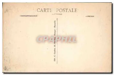 Marseille — Pałac Longchamp (szczegóły) — wydawca G. Condini, n° 68 — Rewers