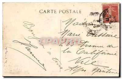 Marselha — Castelo Borelly — Editora CPD, n° 1633 — Verso