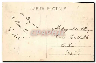 Marseille — Most Fausse-Monnaie — E.L. — Rewers