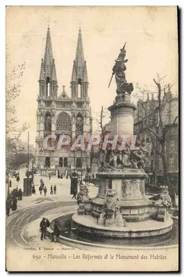 Marseille - Os Reformados e o Monumento dos Mobiles — E. Taconar, n°650