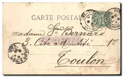 Marseille — Rue de la République — La Samaritaine — Verso