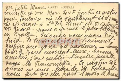 Marselha - A Catedral e a Joliette — Editor Anônimo, n° 153 — Verso