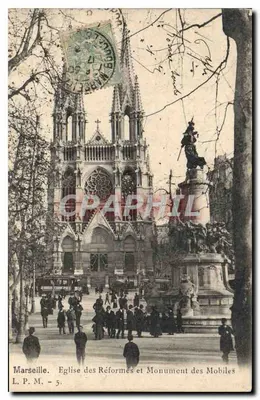 Marselha. Igreja das Reformas e Monumento dos Mobiles — L. P. M. - 5.