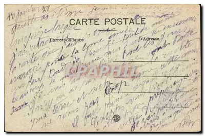 Marseille — Notre-Dame de la Garde — E. L. — Verso