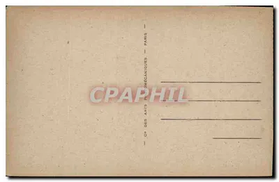 Marseille — The If Castle — Publisher Cie des Arts Photomécaniques, No. 37 — Back