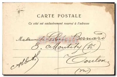 Marseille — De Kathedraal — Uitgever niet geïdentificeerd, serie-nummer niet zichtbaar — Achterkant