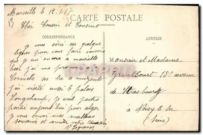Marsiglia - La Corniche — Supra, n°18 — Verso