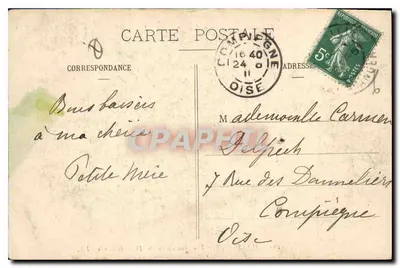 Marsiglia - Vista generale su Nostra Signora della Guardia - EL. - N° 163 — Verso