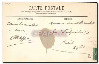 Marseille - Nossa Senhora da Guarda — editor A. G. édit. Marseille, n°12 — Verso