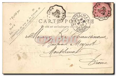 Eiland en Kasteel van If — Marseille — P. R. n°140 — Achterkant