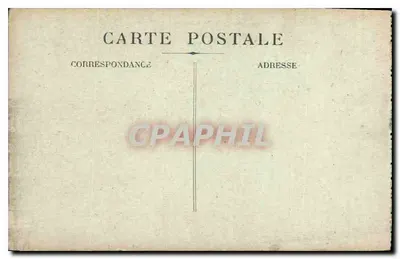 Bilhete postal antigo Marselha Vista de Cima — Verso