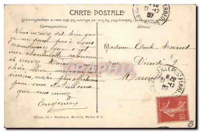 Marseille — Pomnik Mobilizacji — M.O. wydawca — Rewers