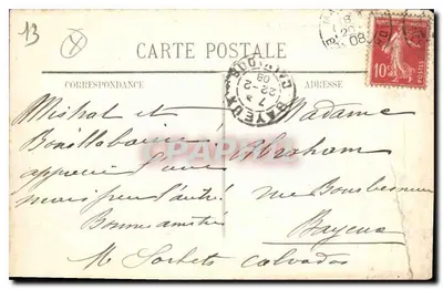 Marselha - O Castelo de If. L. R. - n°42 — Verso