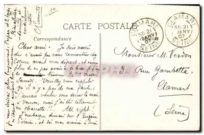 Marseille — Bourse — Nieznany wydawca, nr 1 — Rewers