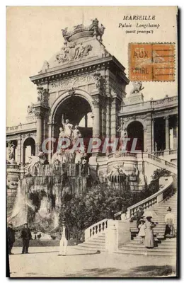 Marseille — Palácio Longchamp (motivo principal) — Editor não identificado