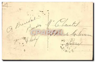 Marseille - Plac de Bourse — wydawca nieznany, nr 27 — Rewers