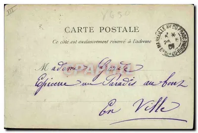 Marseille — Het Molenhoofd van La Joliette — L.P. 87 — Achterkant