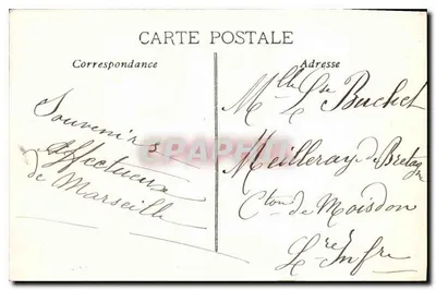 Marseille — De Poort van Aix — uitgever niet zichtbaar, serie-nummer 11 — Achterkant