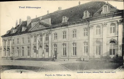 Toul Pittoresque — Fachada do Hôtel de Ville — Gerdolle et Briquet, editores, Toul