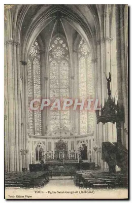 Toul - Igreja de São Gengoult (Interior) — Edição Pique