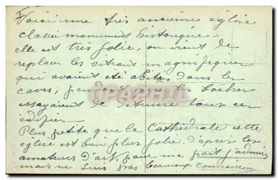 Toul Pitoresco — Igreja de Saint-Gengoult — Cardelle e Bignot, Toul — Verso