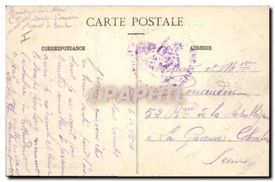 Toul Pittoresque — Canal visto do Pont du Chemin de fer de PONT-SAINT-VINCENT — Editor: C. D'Indelle e R. Brame, Toul — Verso