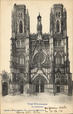 Toul Pittoresque — A Catedral — Gerdelle e Briquet, editores, Toul