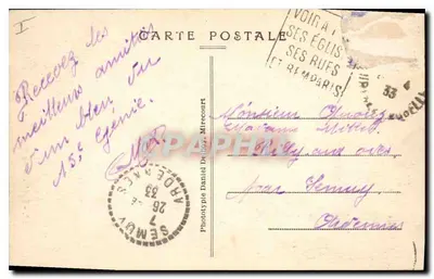 Toul — A Catedral — D. D. — n°62 — Verso