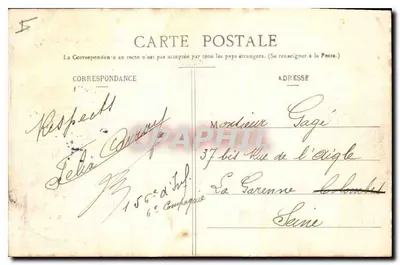 TOUL - Ratusz - Front strony ogrodu — La Lorraine illustrée, Wydawnictwo M. Benaud - Chese-Grot — Rewers