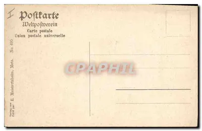 Metz — Katedra — wydawca E. Meisterterzheim, nr 495 — Rewers