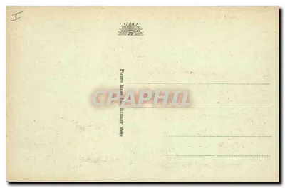Metz — Gara — widok z gary z imponującym dzwonnikiem zegarowym — wydawca Pierre Marie Impr. Bilitzer Metz, nr 84 — Rewers