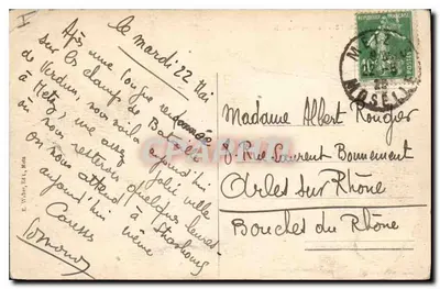 Metz - Gara Centralna — wydawca E. Weber, Metz, n°13 — Rewers
