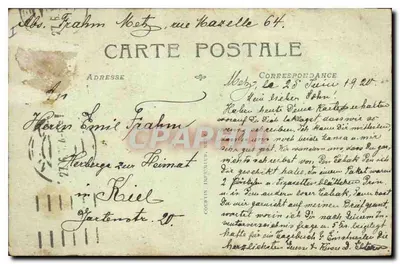 Metz — O "Poilu" — Verso