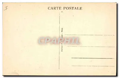 Metz — Porta dos Alemães — Edição F. Collard - Metz — Verso