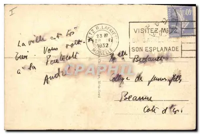 METZ - La Moselle na Mostach Śmierci — 71 — Rewers