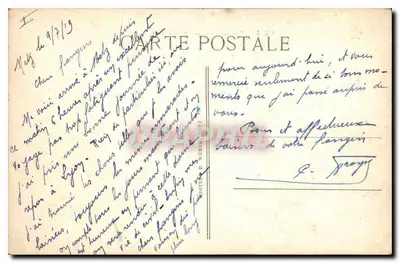 Metz — Fontanna ogrodu Boufflers — Wydawca E. Wiesbauer — Rewers