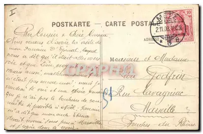 Metz — Pomnik Faberta — wydawca F. Conrard, Metz — Rewers