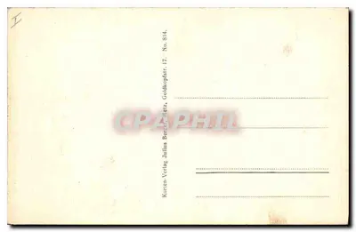 Metz. Esplanada z Nymfą — widok Esplanady z nymfą — wydawca Julius Berick, Goldkoppfstr. 17, Metz, nr 814 — Rewers