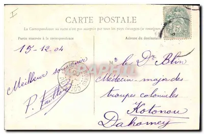 LILLE — Bourse — Statua Napoleona I — Rewers