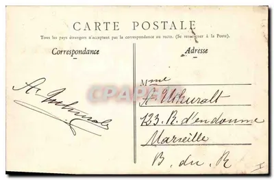 Lille — A Igreja de São Maurício — Edição G. L. — Verso