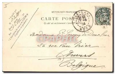 LILLE — O Bois de Boulogne — LL. — Sérineff — Verso