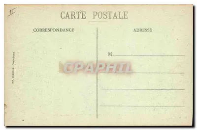 Compiègne — Most Nowy przed jego zniszczeniem, wrzesień 1914 — Decelle — Rewers