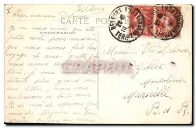 Belfort — Le Château et le Lion — Éditeur : Belfort, n°2 — Verso
