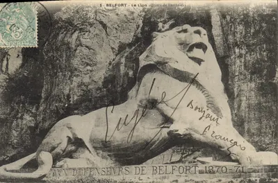Belfort - O Leão (Obra de Bartholdi) — Monumento aos Defensores de Belfort 1870-71
