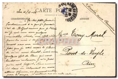 Belfort - Il Monumento dei 3 Assedi 1813-14 - 1815 - 1870-71 — Verso
