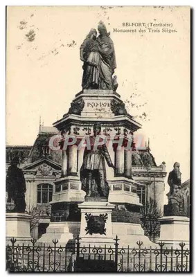 Belfort (Território) — Monumento dos Três Sítios — editor A. Hendré, Belfort