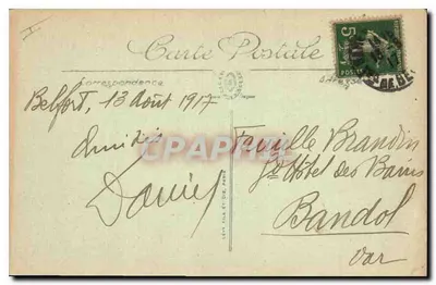 Belfort — Plac Republiki i Bulwar Carnot — LL. — Rewers