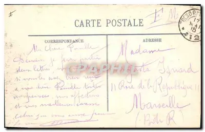 Senlis - Bairro da Licorne — destruições — Weibel, n°153 — Verso