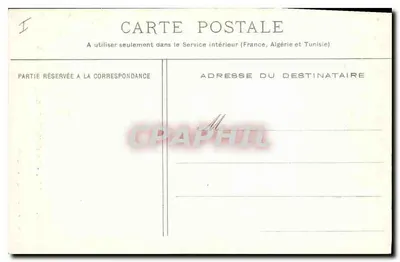 SENLLIS - A Catedral (a grande nave) — F. Barnaud, fotog., Editor, Laon - Depositado — Verso